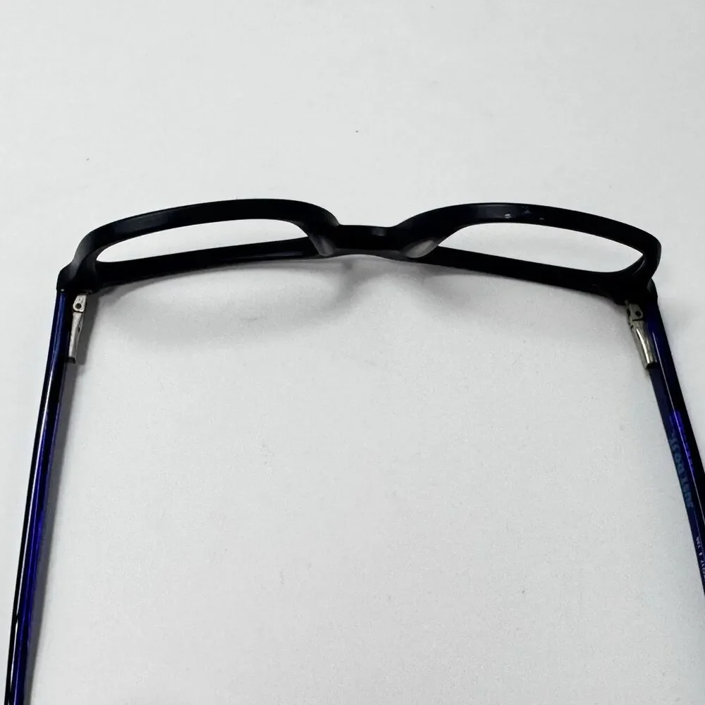 Nike 5538 403 Black Blue Eyeglass Frames 49-17-135